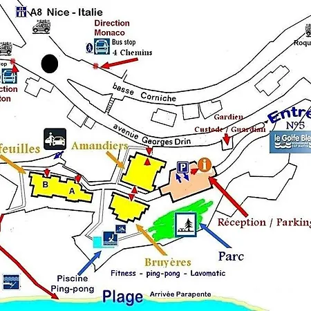 Le Golfe Bleu Privato Abbate * Roquebrune-Cap-Martin